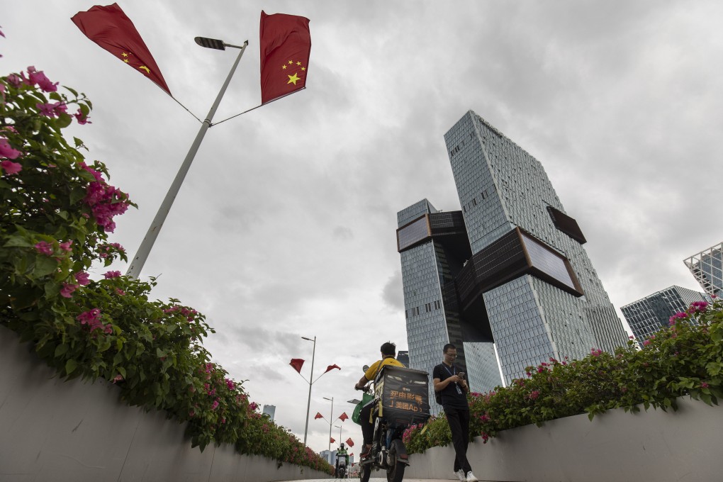 Tencent headquarters in Shenzhen, China. The company is divesting its investment in JD.com under antitrust pressure from Beijing. Photo: Bloomberg
