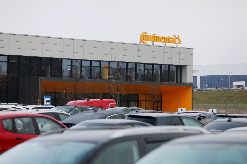 The Continental factory in Kaunas, Lithuania is pictured on December 17, 2021. As German firms consider closing factories in Lithuania, business groups in Europe say Beijing is effectively conducting a “trade boycott with repercussions throughout the EU”. Photo: Reuters