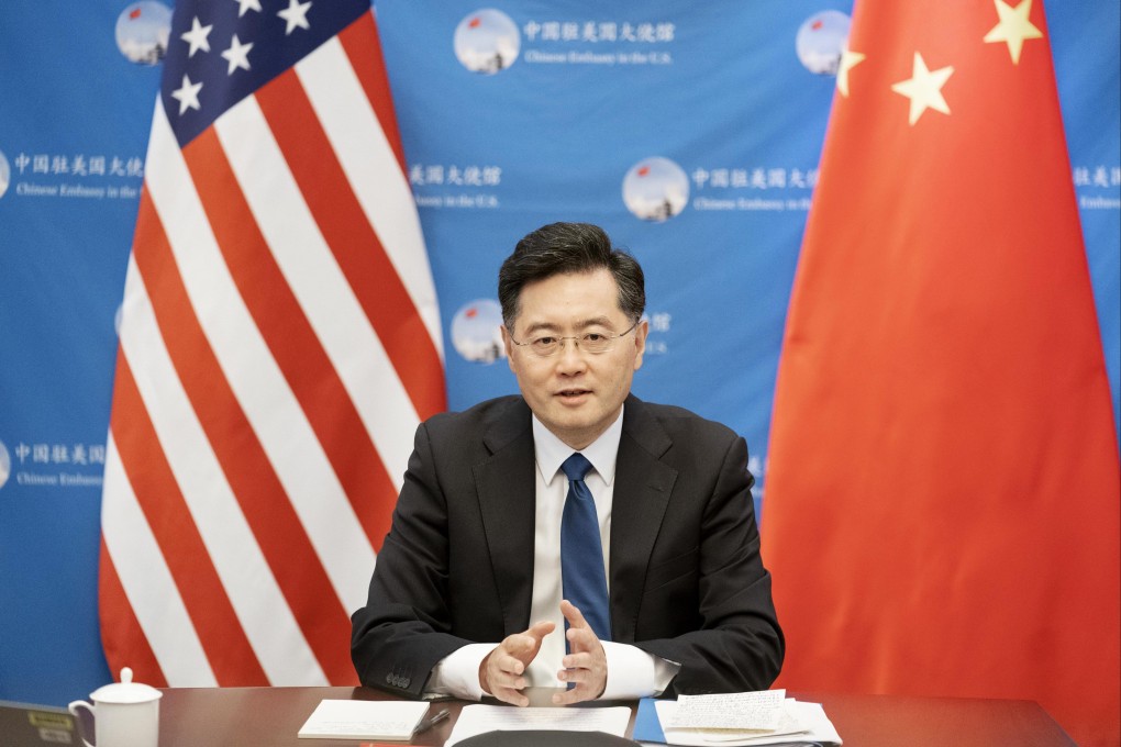 Taiwan has become the main  potential factor that could plunge the US and China into conflict, Qin Gang said. Photo: Xinhua