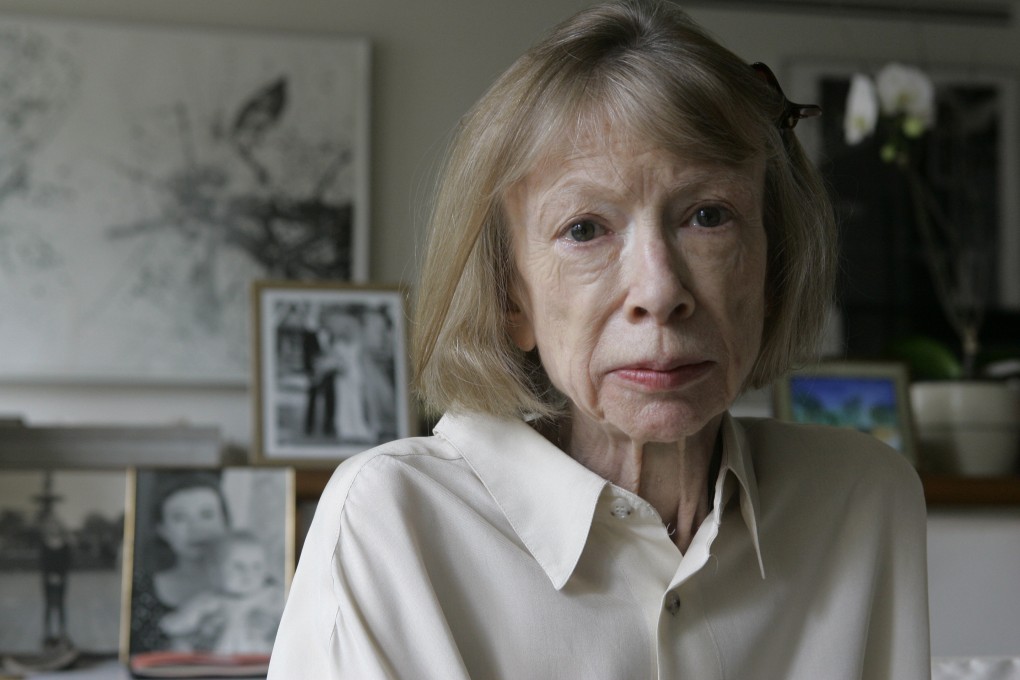 Author Joan Didion sits in her New York apartment in September 2005. Photo: AP
