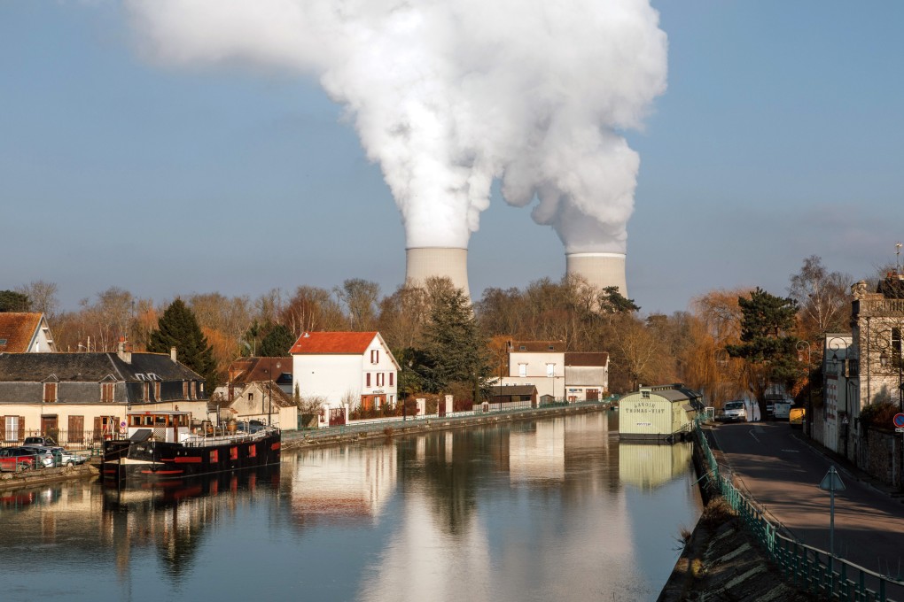 Cooling towers in France where some nuclear reactors were restarted earlier to help with a winter energy crunch. Photo: Bloomberg