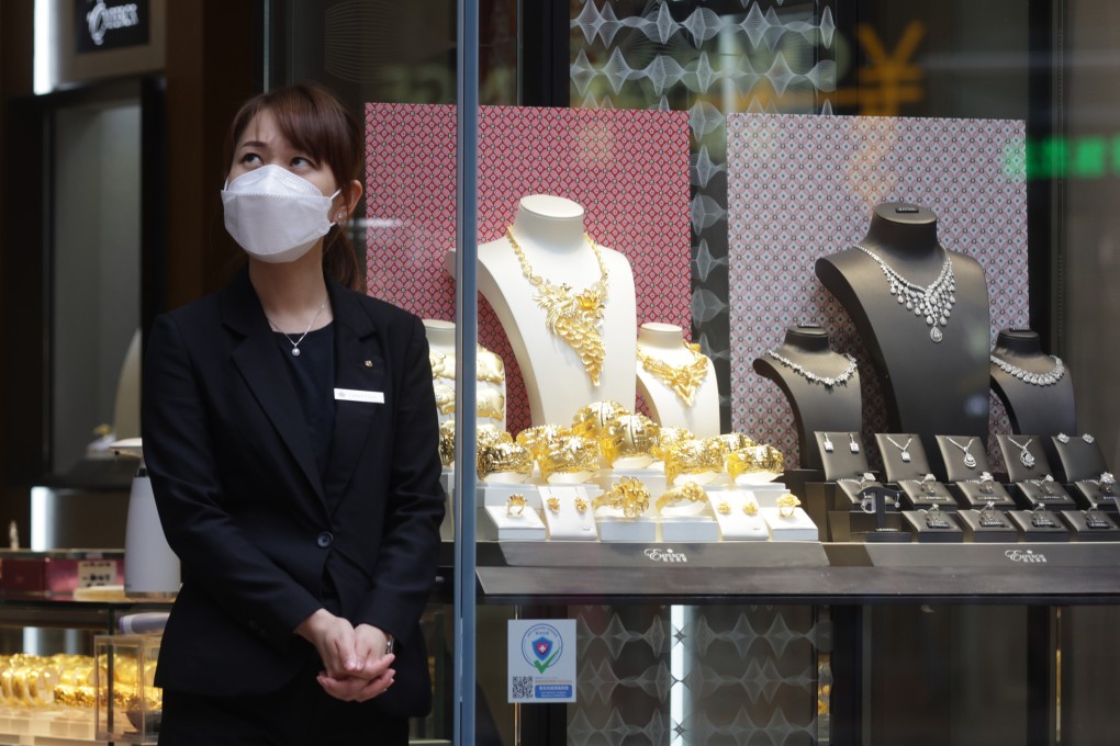 A jewellery shop in Hong Kong’s Causeway Bay shopping district. Photo: May Tse