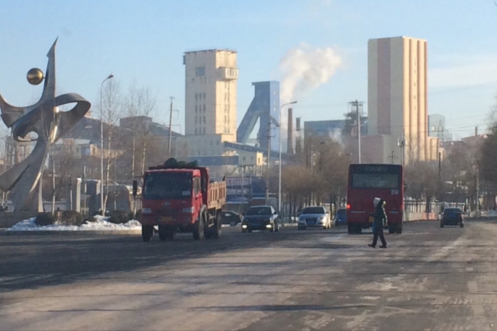 A coal mine factory in Hegang, in China’s northeastern Heilongjiang province. The rust-belt town has been hit by a declining population as government revenues dry up, which some see as a bad omen for other areas of the country. Photo: Wendy Wu