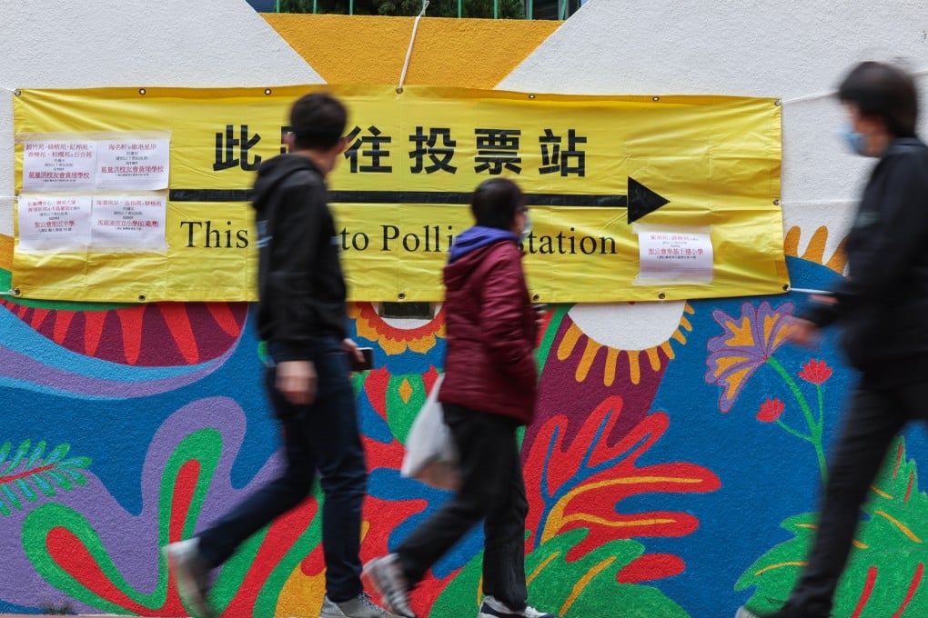 Many of the busiest polling stations for the December 19 Legco election were located near public housing blocks, where pro-establishment candidates held a decisive edge. Photo: Felix Wong