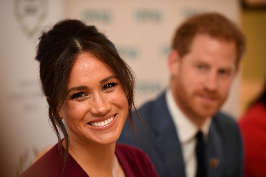 Britain’s Meghan, the Duchess of Sussex, and Prince Harry, Duke of Sussex, attend a roundtable discussion on gender equality at Windsor Castle in Britain in October 2018. Photo: Reuters