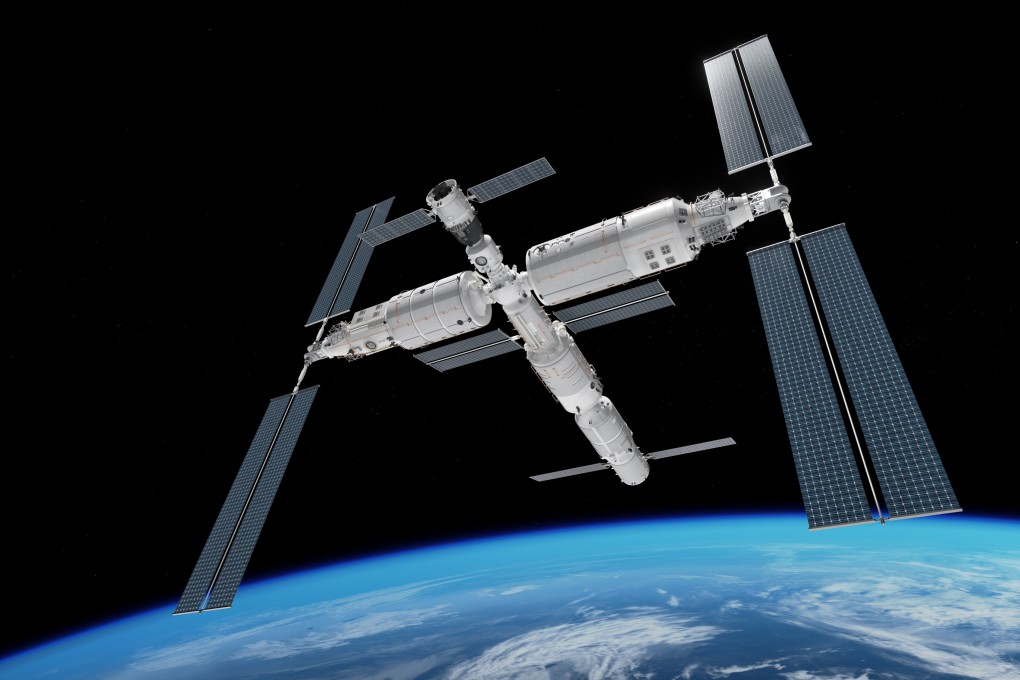 Chinese Space Station Tiangong orbits the Earth. Photo: Getty Images