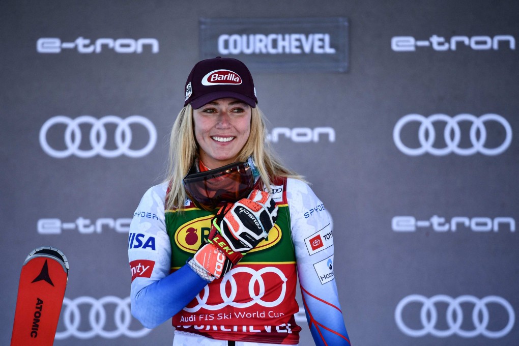 Mikaela Shiffrin of the US leads Italy’s Sofia Goggia by 115 points in the overall World Cup standings. Photo: AFP