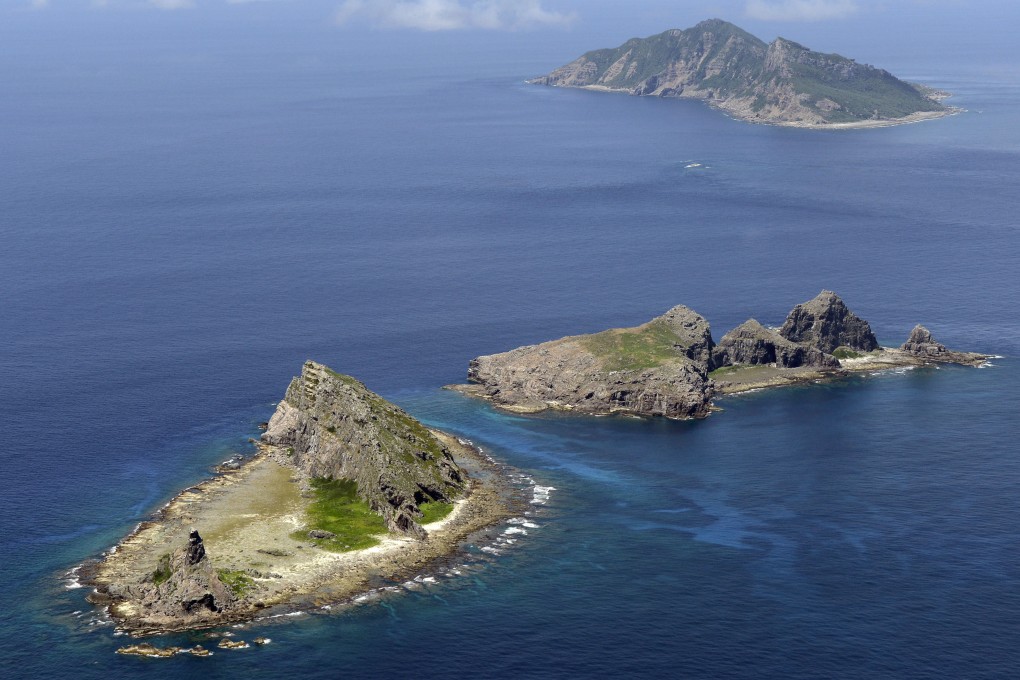 The two neighbours have a long-running dispute over a group of uninhabited islets in the East China Sea known as the Diaoyus in China and the Senkakus in Japan. Photo: Kyodo