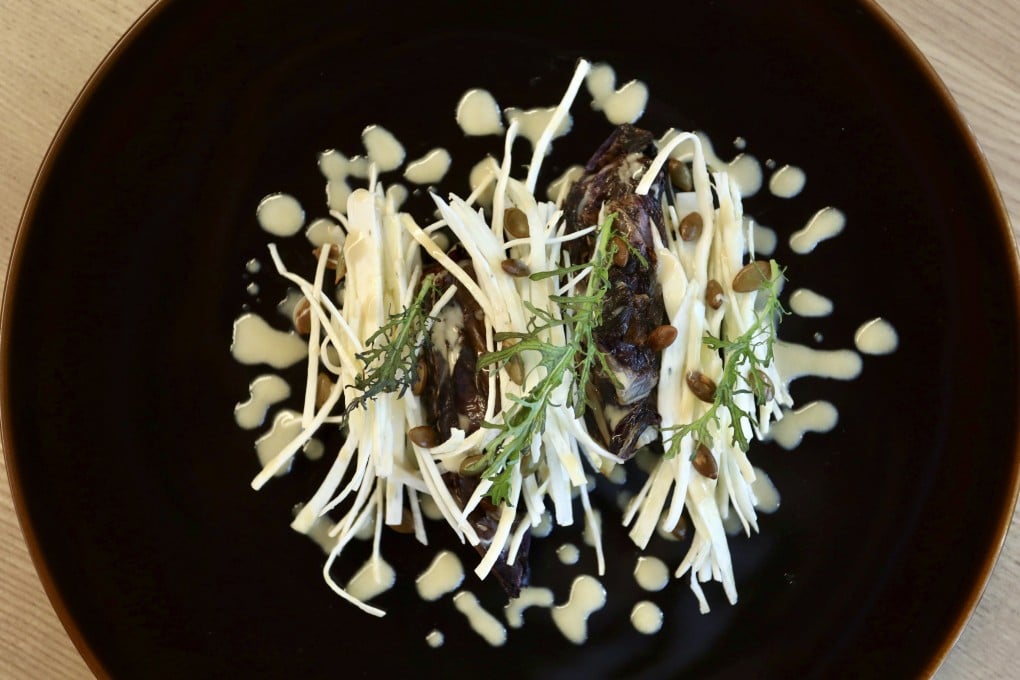 Water bamboo salad from Moxie at Alexandra House in Central, one of Post senior food and drinks editor Susan Jung’s favourite restaurants opened in 2021. Moxie serves mainly plant-based dishes. Photo: Jonathan Wong