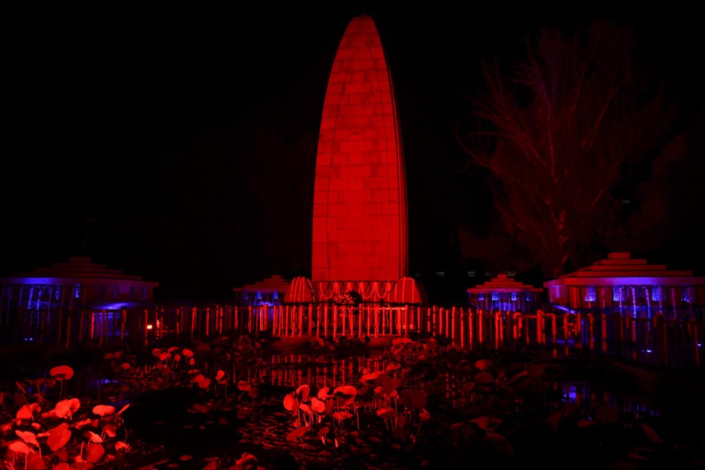 The renovated Jallianwala Bagh martyrs’ memorial in Amritsar, India. Photo: AFP