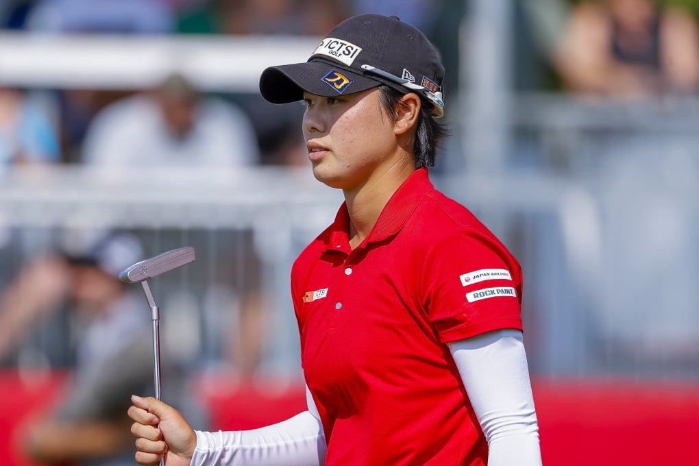 Filipino-Japanese women’s golf player Yuka Saso at the Dow Great Lakes Bay Invitational tournament event at Midland Country Club in the US. Photo: EPA