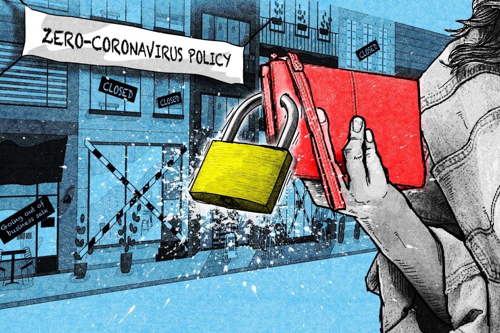 Many Chinese retailers are struggling to make ends meet as customers have been increasingly reluctant to spend money. Illustration: Henry Wong