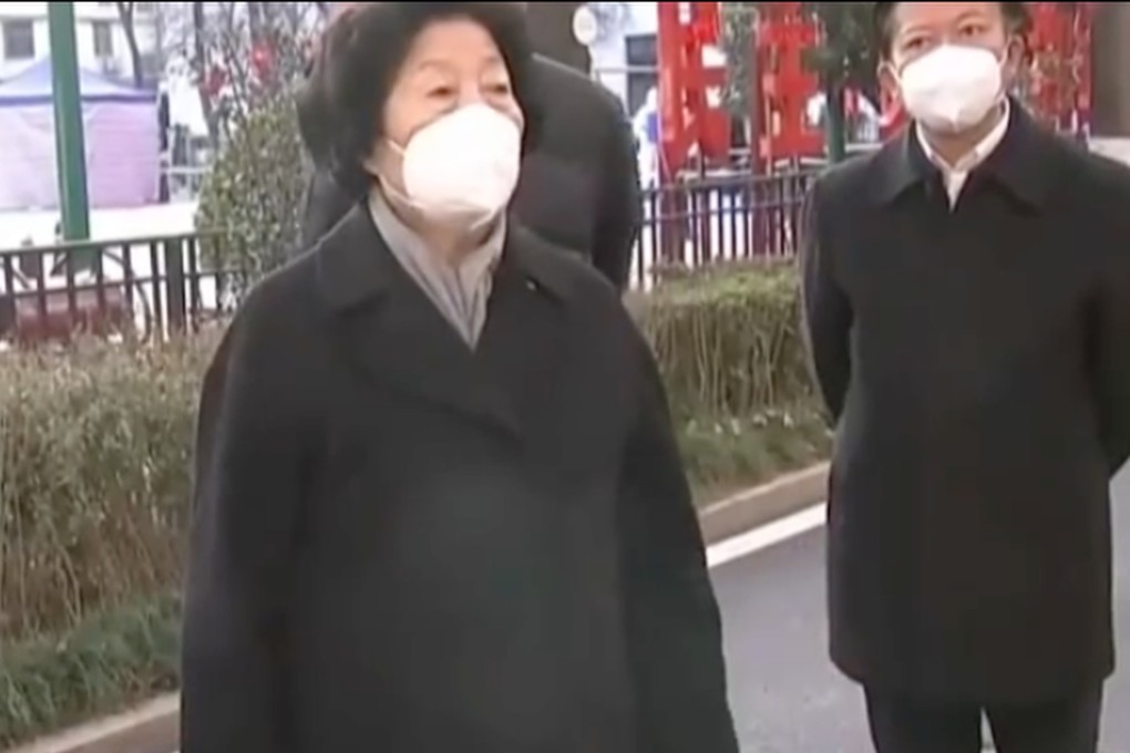 Vice-Premier Sun Chunlan made a second trip to Xian, in Shaanxi, as the city battles China’s worst Covid-19 outbreak this year. Photo: Weibo