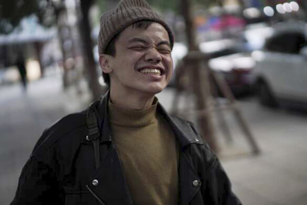 Zhang Jiaxin is a popular stand-up comedian in Shanghai who has cerebral palsy. Photo: Handout