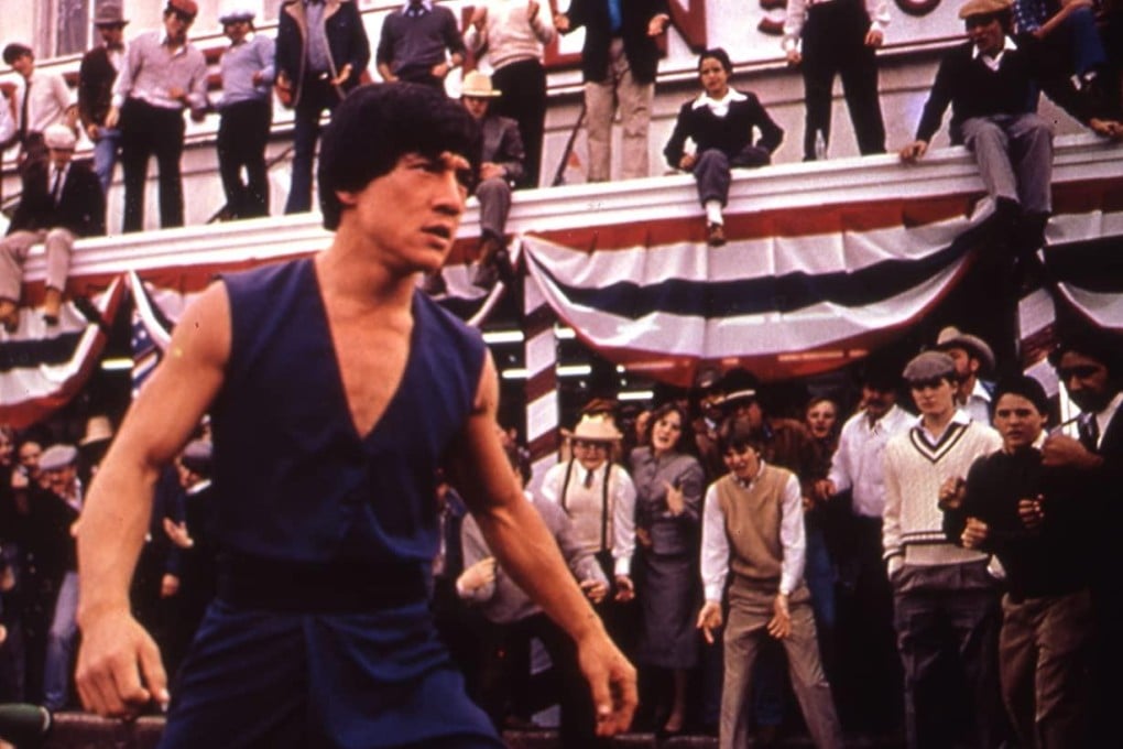 Jackie Chan in a scene from Battle Creek Brawl (also called The Big Brawl). One of Chan’s earliest international films, it was a box office failure.