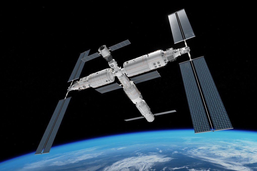 Chinese Space Station Tiangong orbits the Earth. Photo: Getty Images