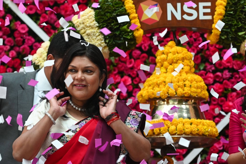 Falguni Nayar, managing director and CEO of Nykaa. Photo: AFP