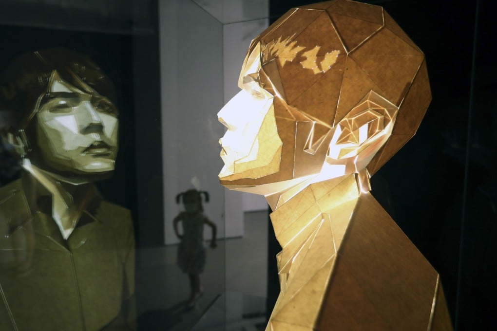 An art work in the image of Jay Chou, by artist Gao Zhenpeng, is pictured at the Today Art Museum in Beijing, July 23, 2020. Photo: SCMP/Simon Song