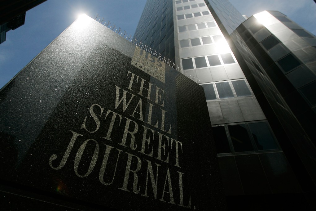 The Wall Street Journal has published critical editorials on political events in Hong Kong. Photo: Getty Images