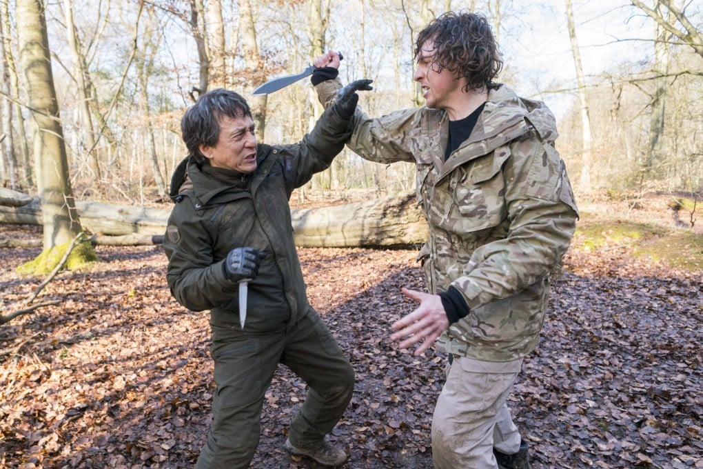 Jackie Chan and Rory Fleck Byrne in a still from The Foreigner, directed by Martin Campbell. Photo: Christopher Raphael
