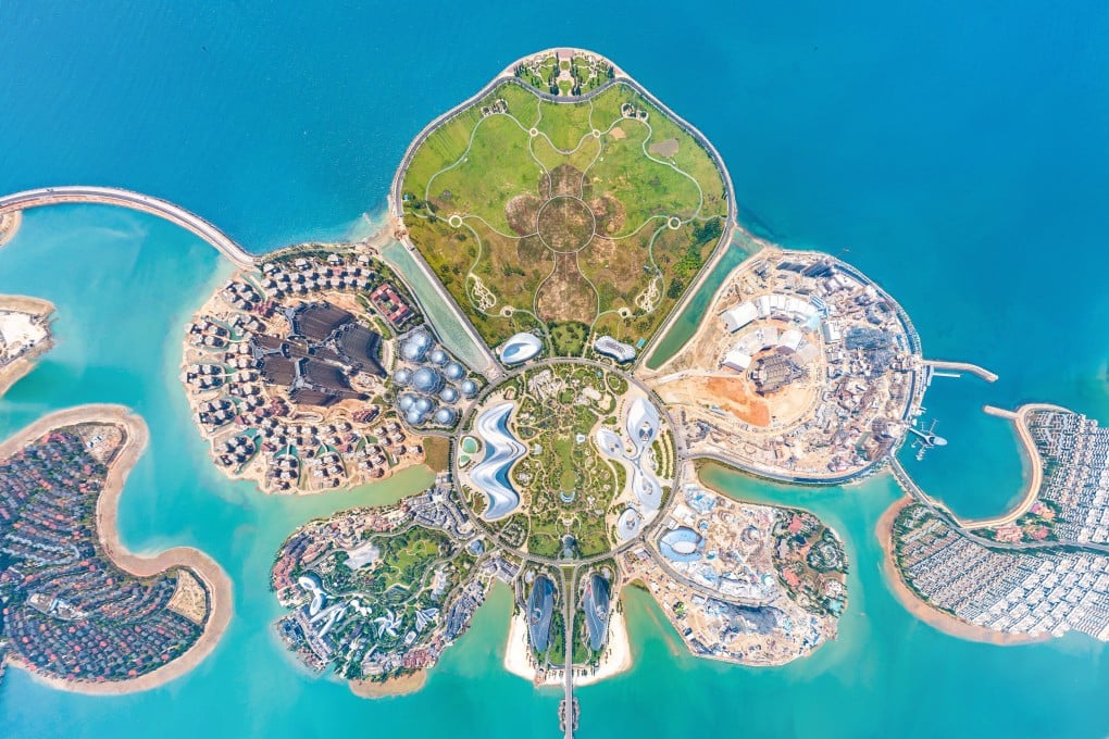 Ocean Flower Island, the artificial island cluster built by China Evergrande in Hainan province. Photo: Shutterstock Images