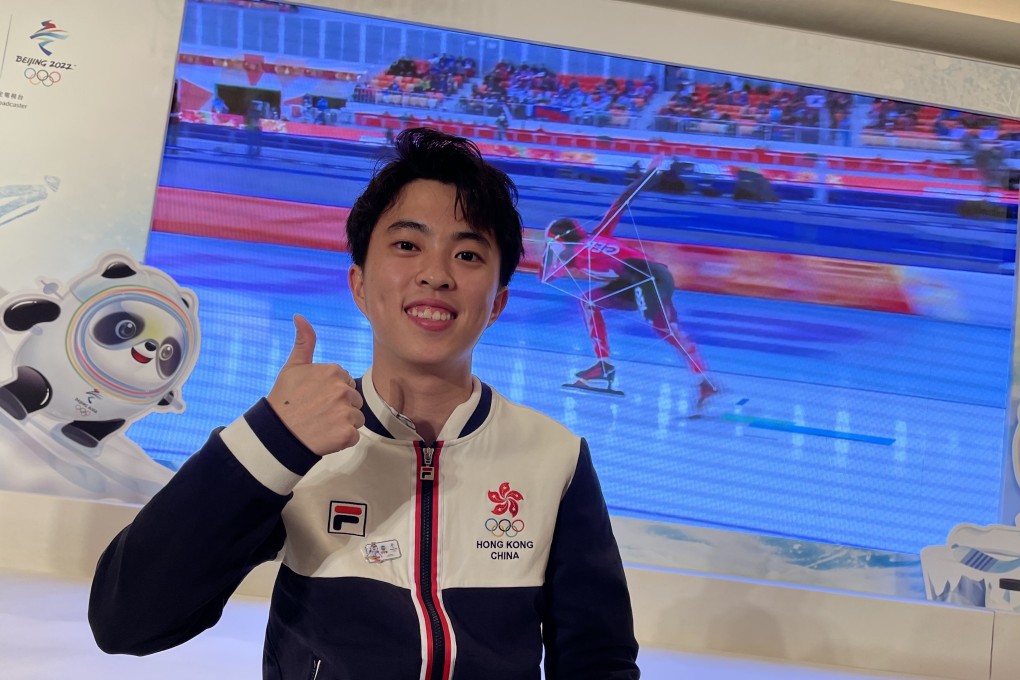 Hong Kong short track speed skater Sidney Chu has high hopes for the 2022 Winter Olympics in Beijing. Photo: Chan Kin-wa