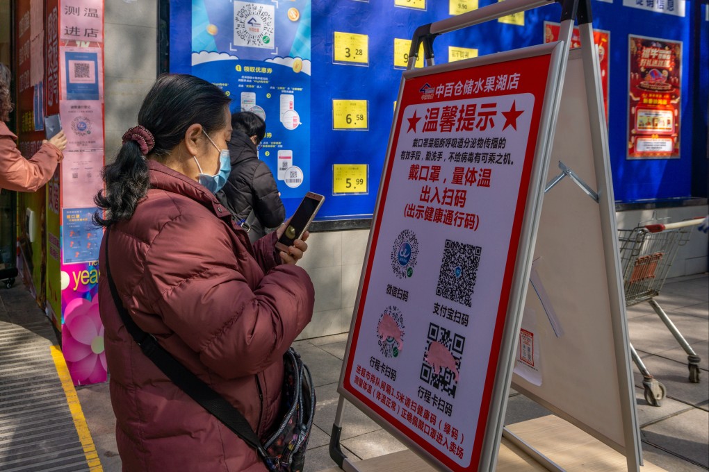 QR codes are central to China’s efforts to contain the coronavirus. Photo: Getty Images