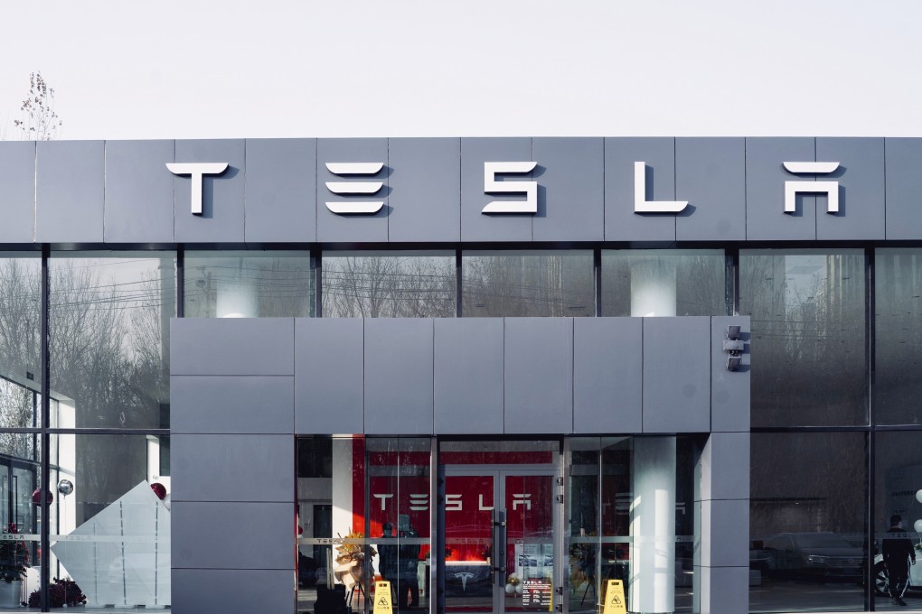 The carmaker’s new showroom opened in the Xinjiang capital, Urumqi, on Friday. Photo: Tesla/Weibo