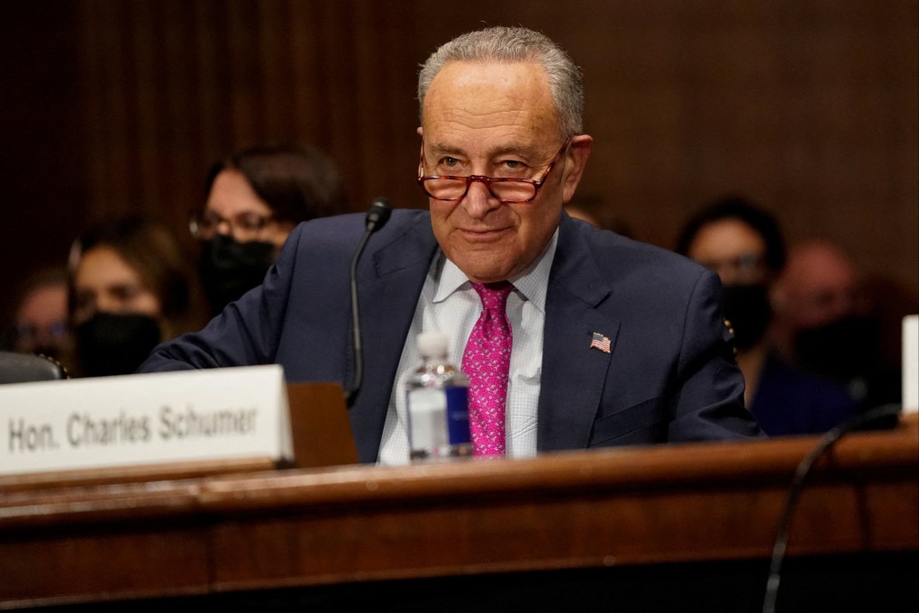 US Senate Majority Leader Chuck Schumer. Photo: Reuters