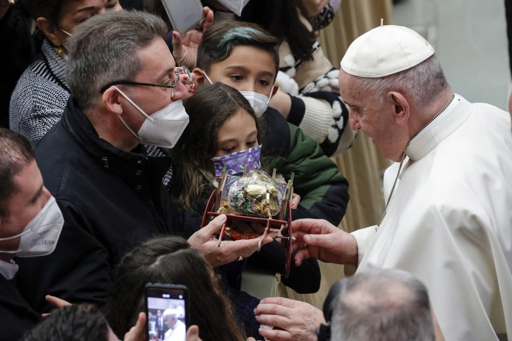 Pope Francis leads his weekly general audience in the Vatican on January 5. Photo: EPA-EFE