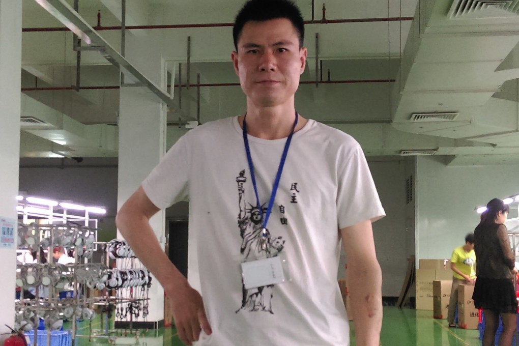 Hu Haibo in a picture from his Facebook page. Hu was among a group of mainland Chinese citizens sent back from Taiwan on Thursday, a government source said. Photo: Facebook