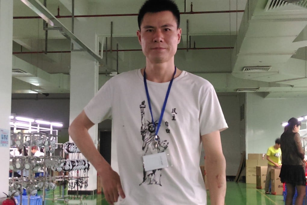 Hu Haibo in a picture from his Facebook page. Hu was among a group of mainland Chinese citizens sent back from Taiwan on Thursday, a government source said. Photo: Facebook