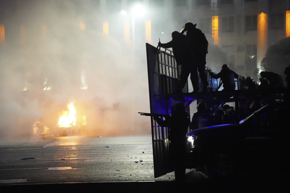 The unrest in Kazakhstan was triggered by protests over rising fuel prices. Photo: AP