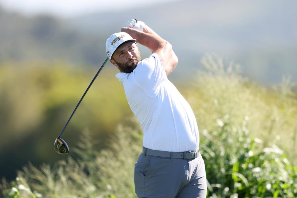 Jon Rahm tees off on the sixth hole during the Pro-Am before the Sentry Tournament of Champions at the Plantation Course at Kapalua Golf Club. Photo: Getty Images