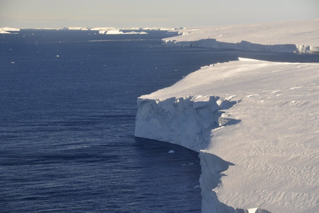 A team of scientists is headed for the massive Thwaites glacier on Thursday. Photo: British Antarctic Survey via AP