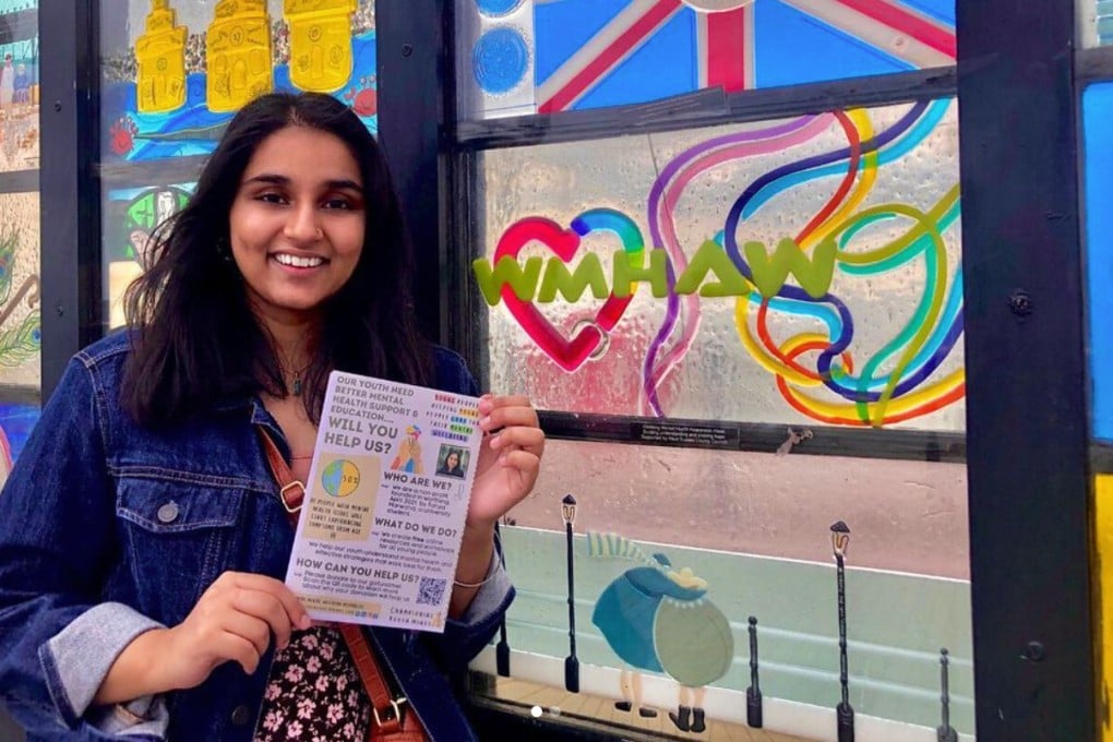 British-Indian student Tanya Marwaha has set up a programme to support young people with their mental health. Photo: Handout