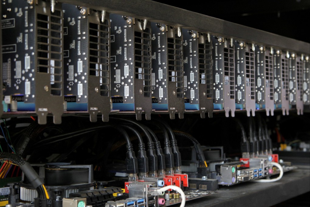 Cryptocurrency mining facilities are seen in Pristina, Kosovo. Photo: Reuters