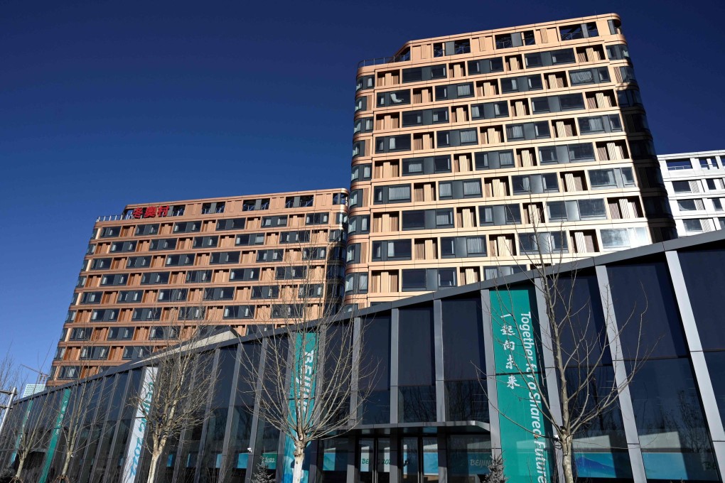 The Winter Olympic Games village in Beijing is now inside the “closed loop” bubble. Photo: AFP