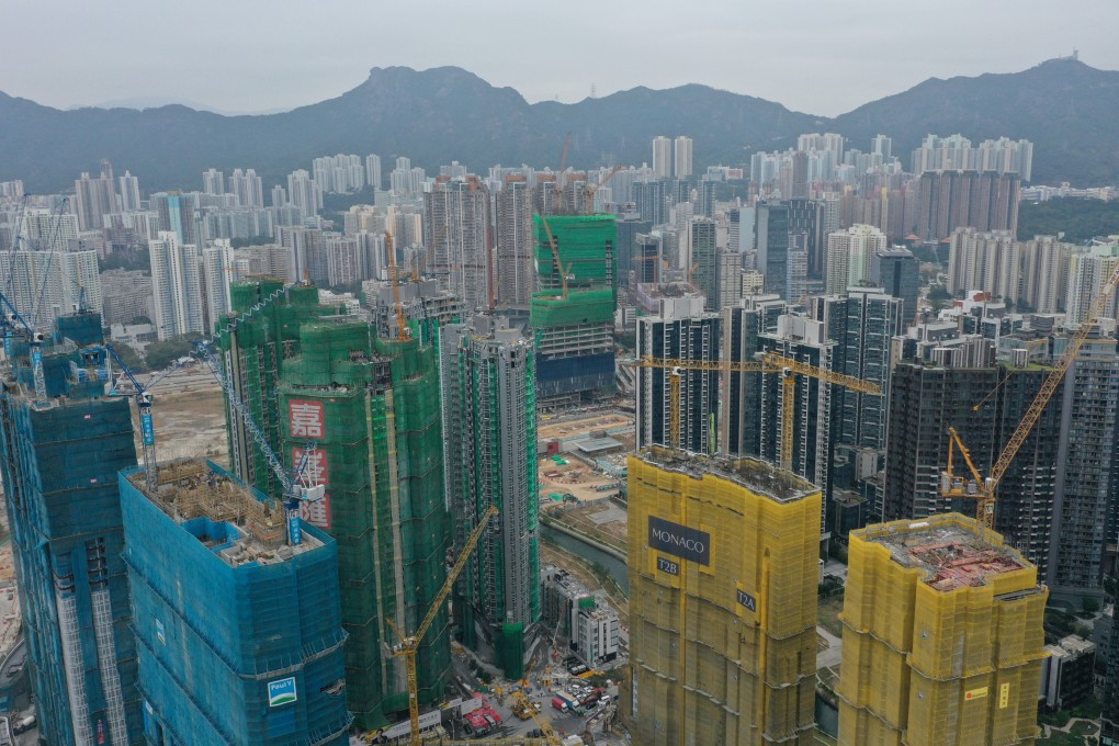 Blocks of flats under construction near Kai Tak on December 16, 2020. Right now, the pandemic-driven surge in the price of construction materials and shortages of labour are adding to the housing supply crunch. Photo: Sam Tsang