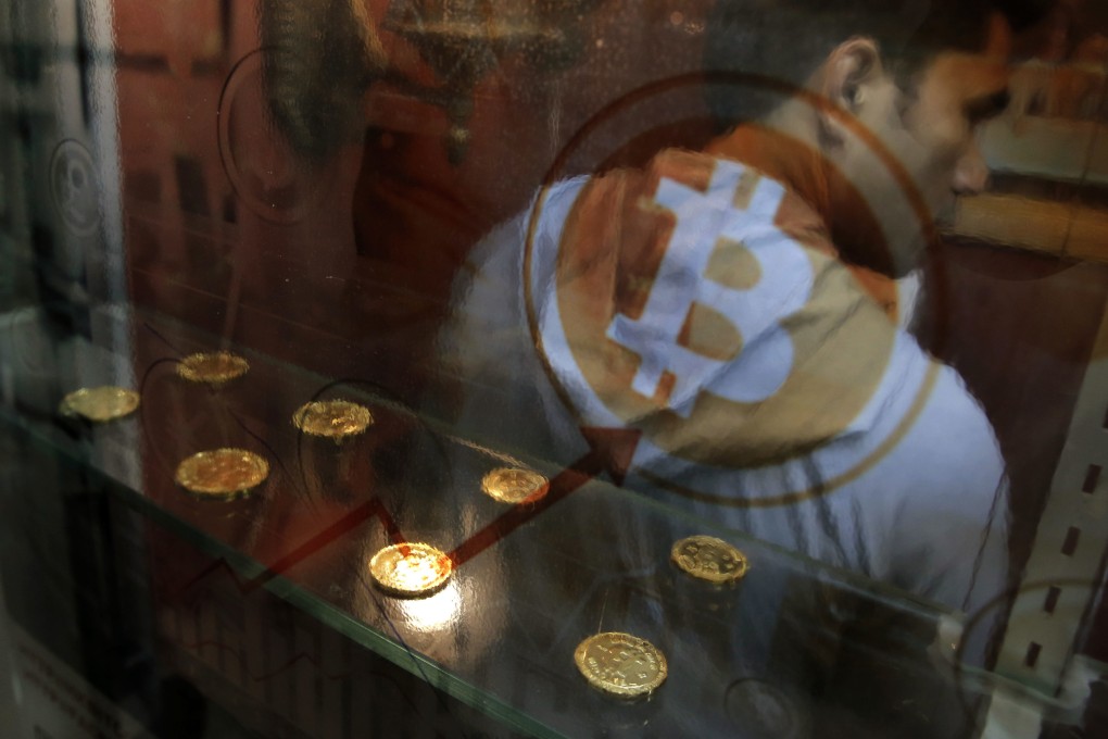 A Bitcoin ATM in Hong Kong on Friday, Dec. 8, 2017. Photo: AP