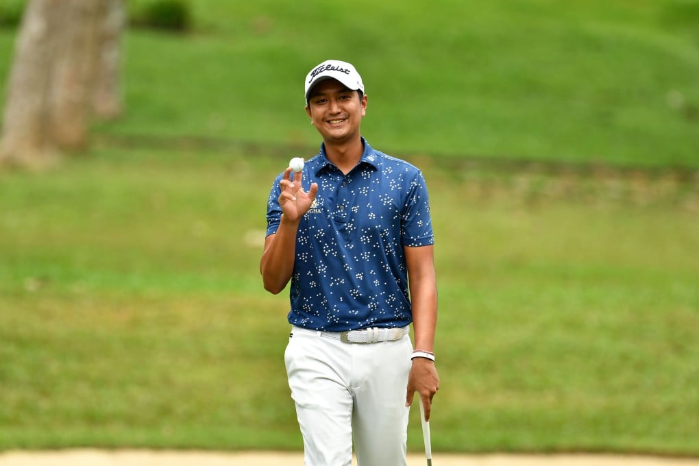 Sadom Kaewkanjana during the final round of the Asian Tour’s Blue Canyon Phuket Championship. Photo: Asian Tour.