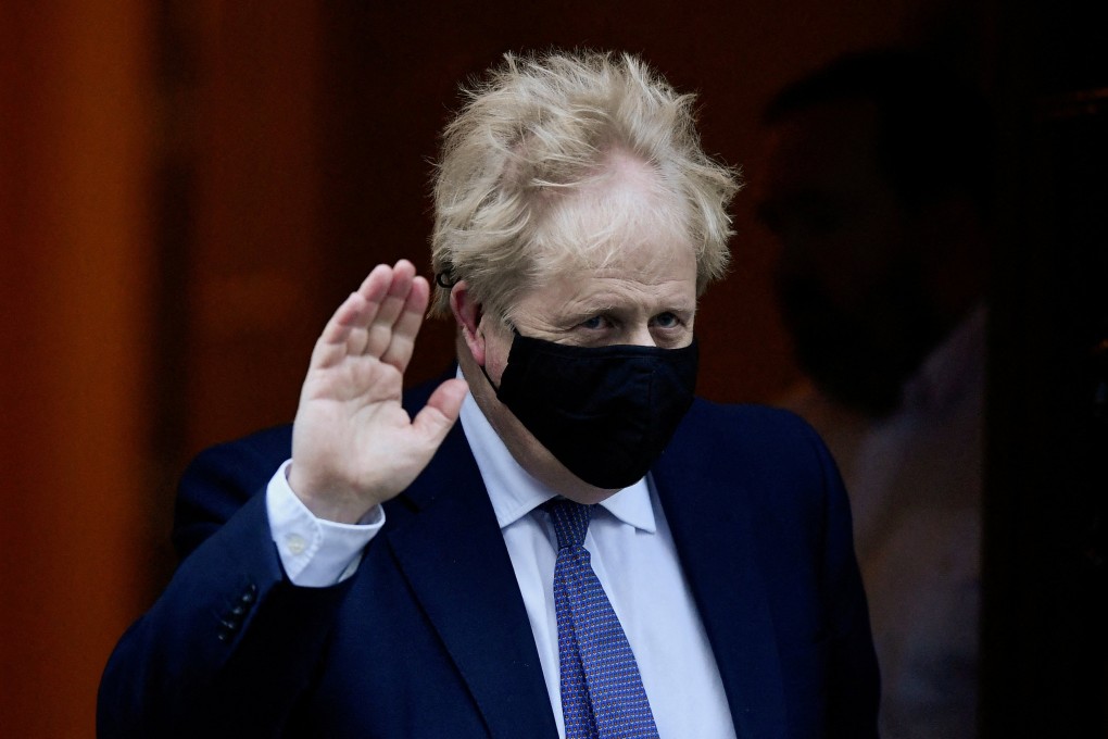 British Prime Minister Boris Johnson gestures in London on January 5. Photo: Reuters