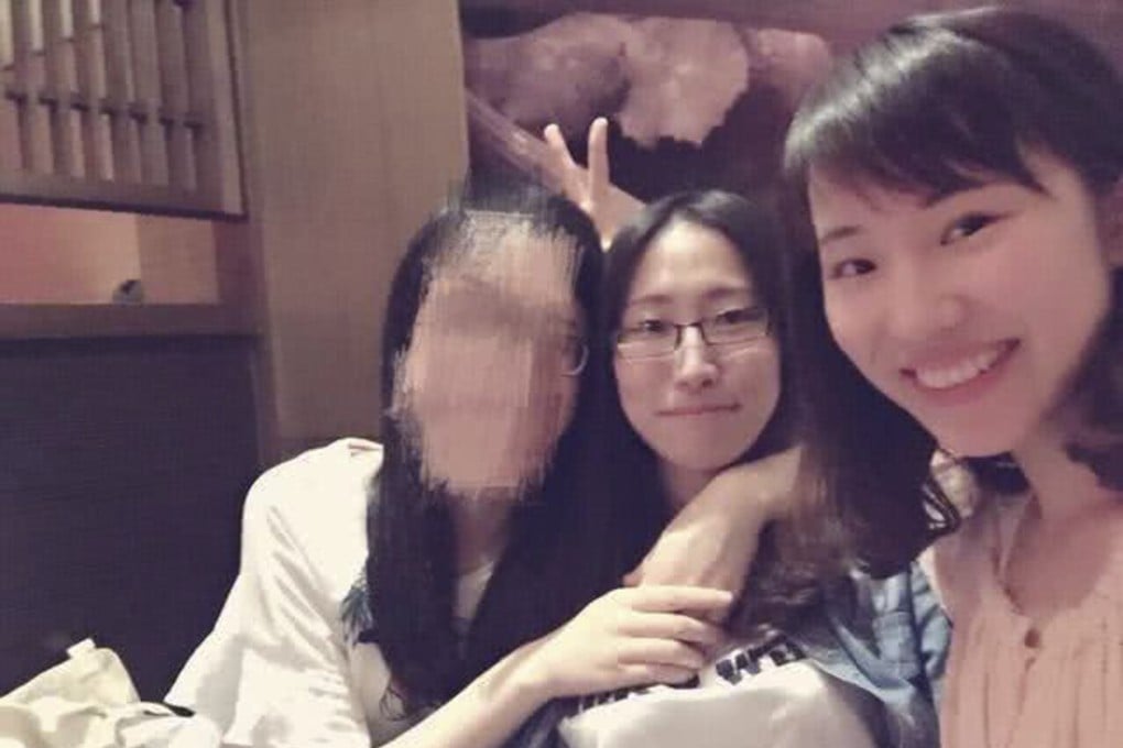 Jiang Ge (in the middle) and Liu Xin (on the right.) Photo: Handout