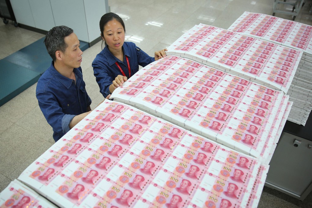 China’s new bank lending hit a record 19.95 trillion yuan (US$3.1 trillion) for the year, up 1.6 per cent from 19.63 trillion yuan in 2020. Photo: AFP