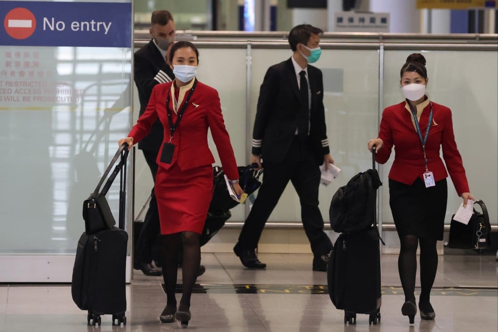 Chief Executive Carrie Lam has said the government would take action should Cathay Pacific be found to have violated anti-infection rules. Photo: May Tse