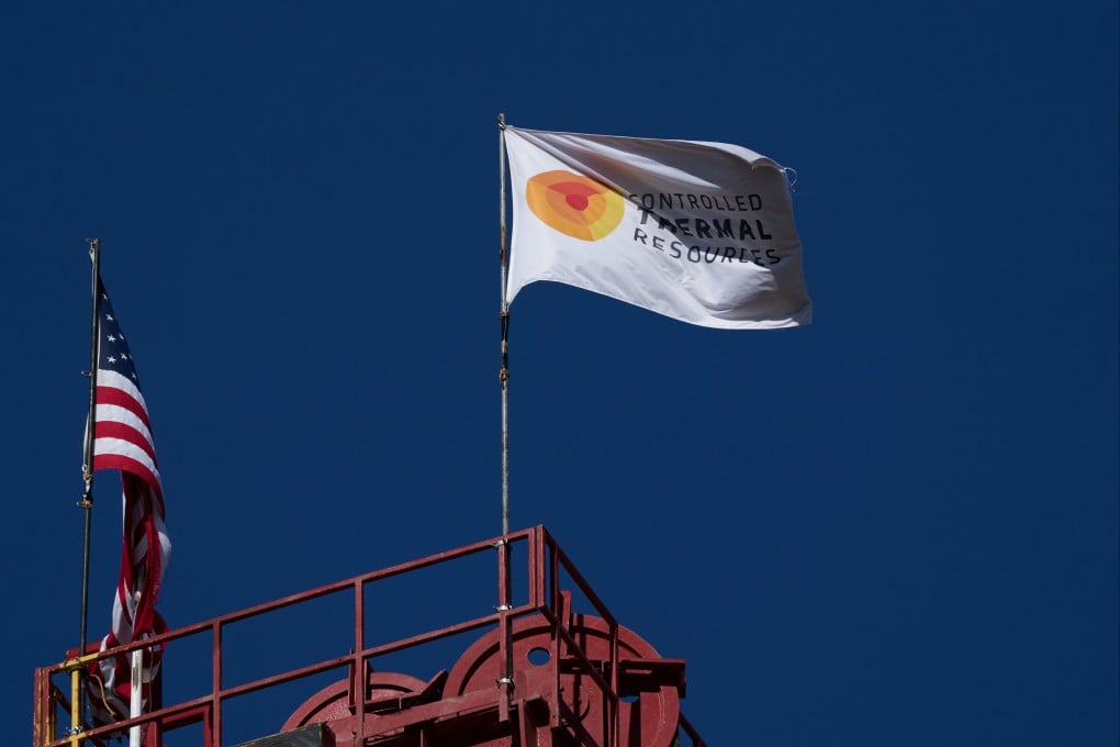 A Controlled Thermal Resources flag and a US flag fly atop a drill rig at the company’s Hells Kitchen Lithium and Power project in Calipatria, California, on December 15. Mineral reserves are not fixed in time. As prices increase, exploration and mining intensify, often leading to expanded reserves. Photo: Bloomberg