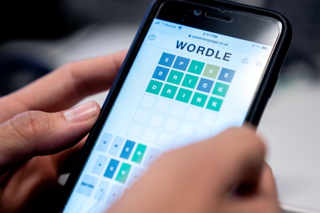 Five letters, six attempts, and only one word per day: the formula for “Wordle” is simple. Photo: AFP