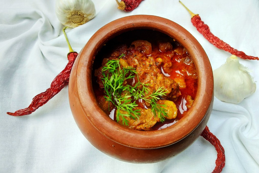 A pork vindaloo is seen at a Goan restaurant in Panjim, Goa. Photo: Hospedaria Venite