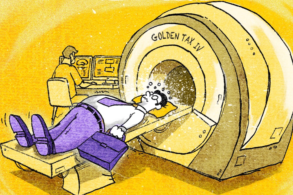 China’s Golden Tax IV system uses big data, the cloud and AI to track taxpayers. Illustration: Henry Wong