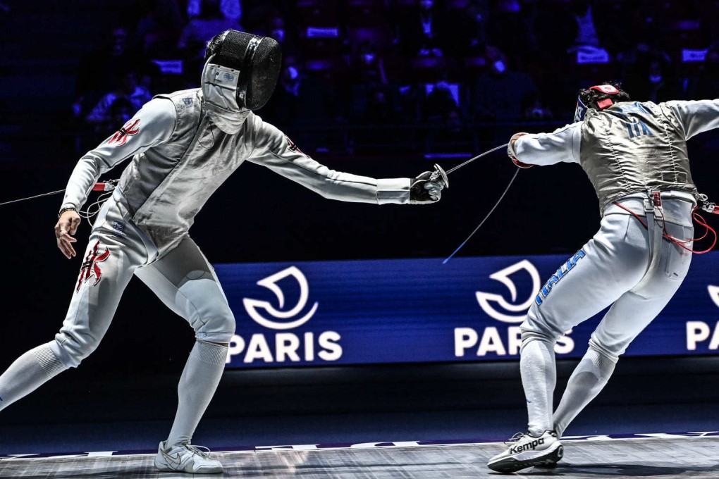 Hong Kong fencer Cheung Ka-long wins men’s individual foil gold against Edoardo Luperi of Italy at the FIE World Cup in Paris, France. Photo: FIE
